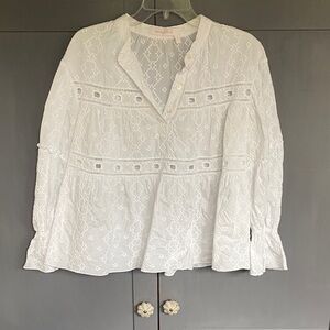 See By Chloe White Lace Blouse 36